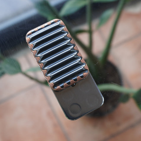 Crinkle - SD224- Copper / Zirconium / Stainless Steal 3-Click