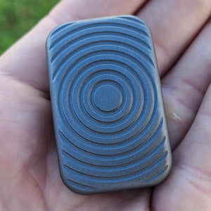 Ripple V2 "Stonewash" - 3-Click Titanium Slider with NEW Stainless Plates (Lucky Drop)