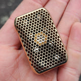 SkellyVerkk™ Brass - 3-Click Slider with Stainless Steel Plates