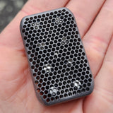 SkellyVerkk™ Titanium "Stonewash"- 3-Click Slider with Stainless Steel Plates