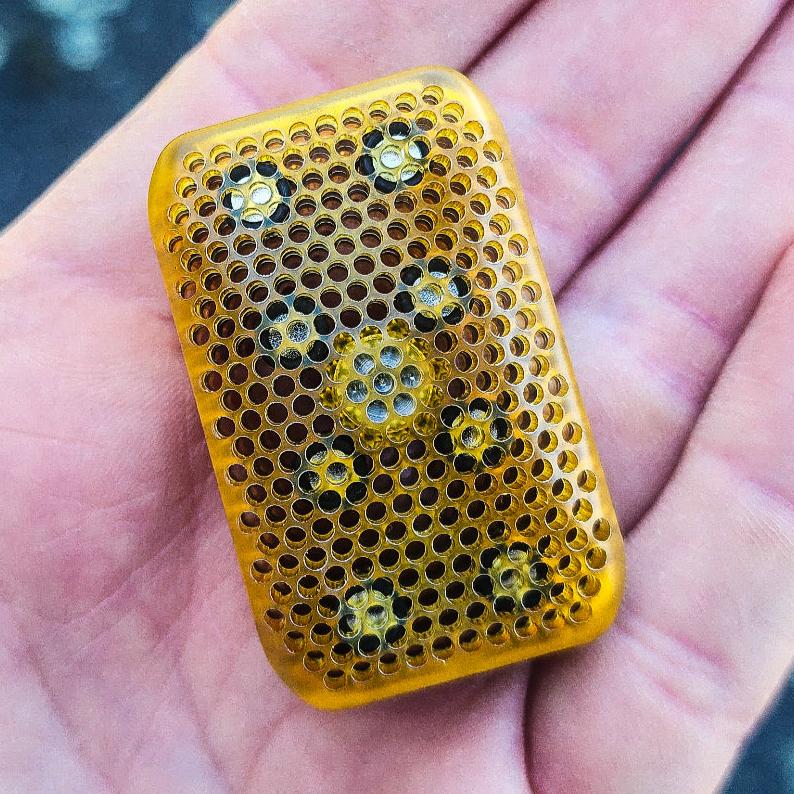 SkellyVerkk™ Ultem - 3-Click Slider with Stainless Steel Plates