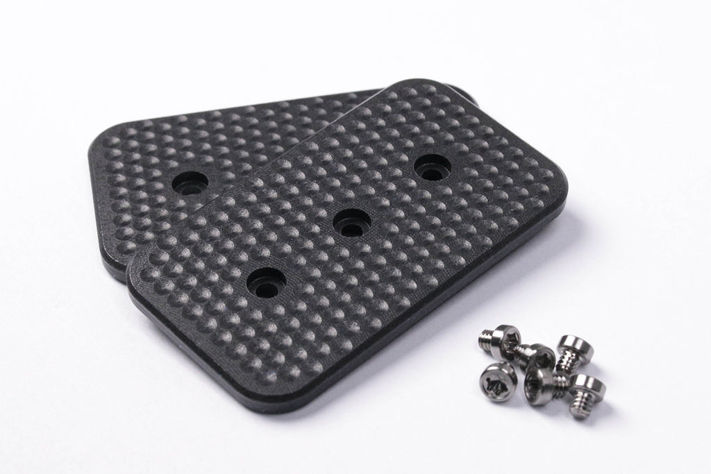T48 Plate Set - Black Teflon® + Set of SIX Titanium 2-56 Size Screws