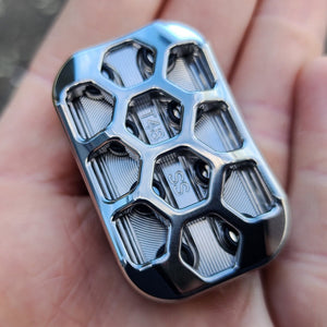 Toad HEX™ "Polished" - 3-Click Titanium Slider with NEW Stainless Plates (Lucky Drop 1)