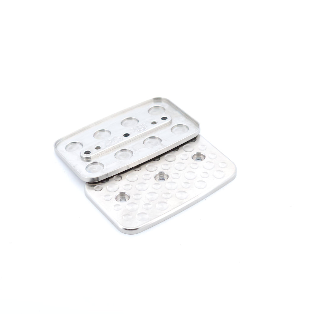 S48 Plate Set - Stainless Steel Plate set - Triple Screw