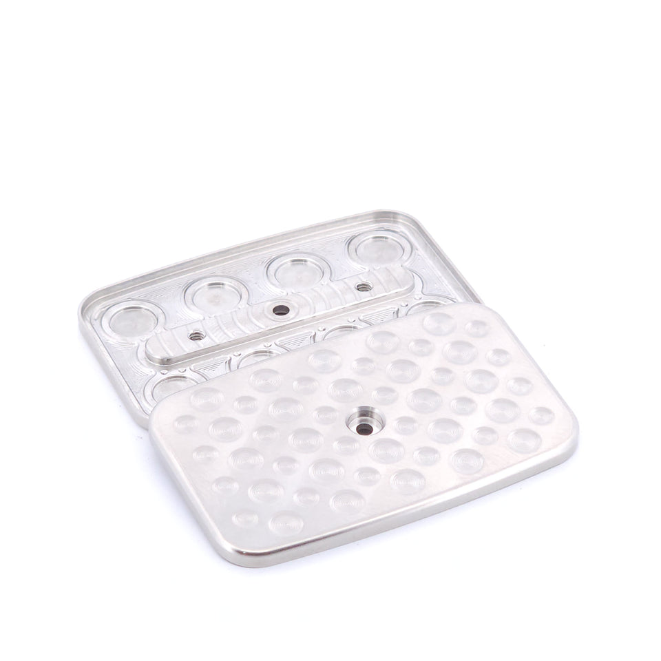 S48 Plate Set - Stainless Steel - Single Screw