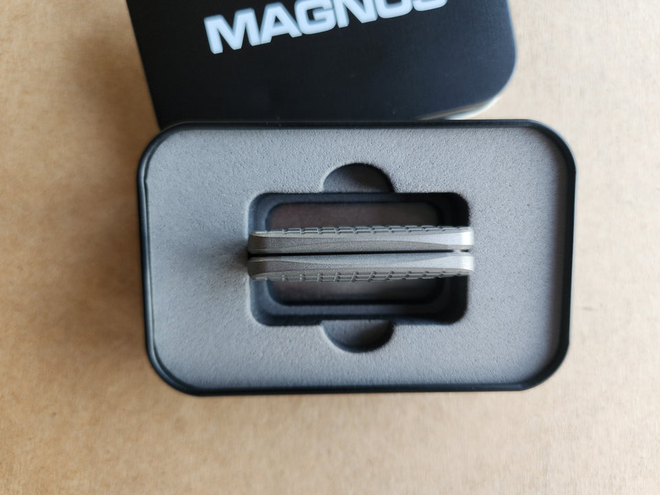 Titanium(Stonewash) - SD041 - Arc "MiniFrag" 3-Click